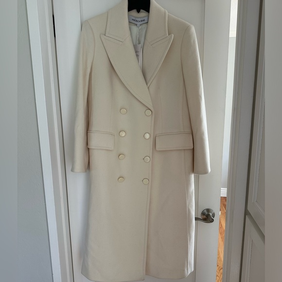 NEW Gorgeous Veronica Beard Nalida Wool Blend Dickey Coat in Ivory - Picture 11 of 13